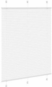 Branco Plissada Cega 110x150cm Largura Tecido 109,4cm Poliéster