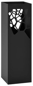246798 vidaXL Suporte para guarda-chuvas pedras em aço preto