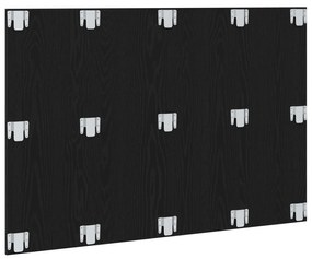 Cabeceira de Cama vidaXL Carvalho Preto 120x1,5x80 cm Madeira Engineer