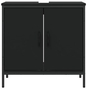 Móvel para lavatório 60x30x60 cm derivados de madeira preto