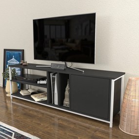 Suporte de TV Oneida – Branco e Antracite – 140 cm x 35,3 cm x 50,8 cm