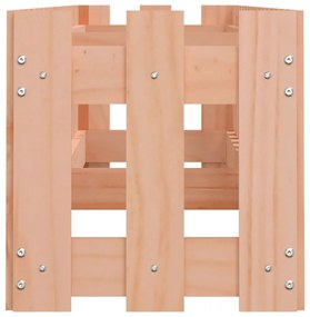 Canteiro elevado c/ design de cerca 200x30x30cm madeira douglas