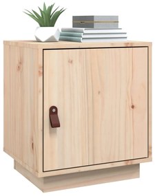 Mesas de cabeceira 2 pcs 40x34x45 cm madeira de pinho maciça