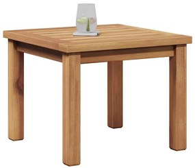 Mesa de centro Castanho 45 x 45 x 36 cm Madeira de teca sólida