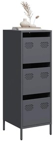 vidaXL Aparador alto 39x35x103,5 cm aço antracite