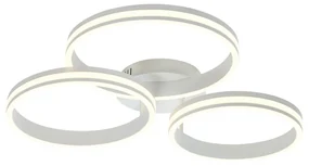 Plafon Branco Incl. LED Regulável em 3 Níveis 3-Luzes - Navara Design