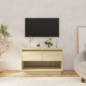 vidaXL Móvel de TV 70x41x44 cm derivados de madeira carvalho sonoma