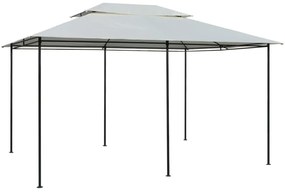 Tenda de jardim com cortinas 4x3 m branco