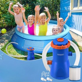 Bomba de filtro para piscina MZP40 3400 l/h azul/laranja