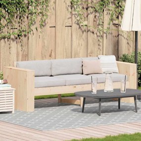 vidaXL Banco de Jardim 185,5x60x62 cm em Madeira Sólida de Pinho