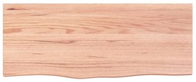 Prateleira de parede 100x40x(2-4) cm carvalho tratado castanho