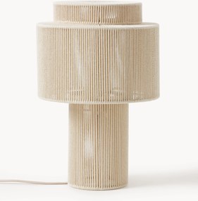 Candeeiro de mesa em fios de linho Lace