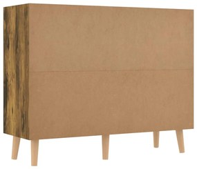 Aparador 90x30x72 cm derivados de madeira carvalho fumado