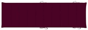 Espreguiçadeiras com mesa e almofadões 2 pcs acácia maciça