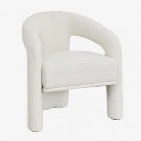 Poltrona Estofada Greca Caracóis Blanco - Sklum