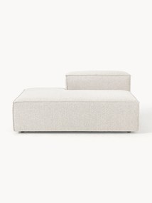 Módulo chaise longue em bouclé Lennon