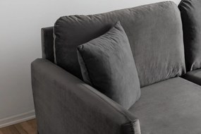 Sofá de Canto Reya – Antracite – 245x55x43 cm