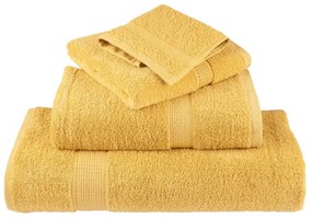 Toalhas de mãos premium SOLUND 10pcs 30x30 cm 600 g/m2 dourado