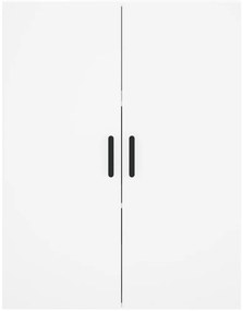 Armário alto 69,5x34x180 cm derivados de madeira branco