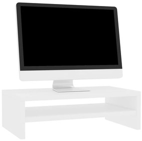 Suporte para monitor 42x24x13 cm contraplacado branco