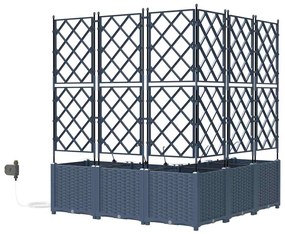 Jardineiras de Jardim 1 pc Cinzeto 120 x 120 x 142 cm Plástico