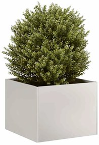 vidaXL Vaso/floreira 40x40x30 cm Aço Inoxidável