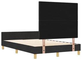 Cama vidaXL Preta 120x200 cm em Tecido