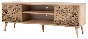 Móvel TV Truva – Carvalho Sonoma – 140 cm