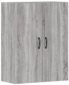 Móveis de parede 2 pcs derivados de madeira cinzento sonoma