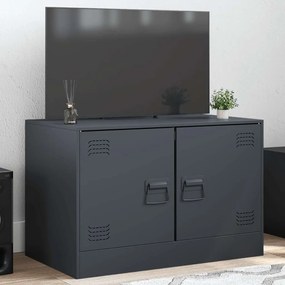 Móvel de TV 67x39x44 cm aço antracite