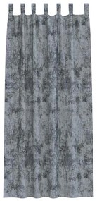 Cortinas de Veludo 2 peças com Ilhós Cinza Prata 245x140 cm