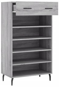 Sapateira 60x35x105 cm derivados de madeira cinzento sonoma