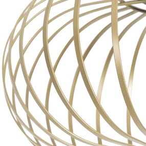 LED Candeeiro de teto inteligente dourado 39 cm com WiFi G95 - Johanna Design