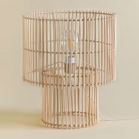 Candeeiro De Mesa Em Rattan Felicia Natural - Sklum