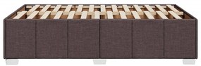 Estrutura de cama sem colchão 120x190cm castanho escuro