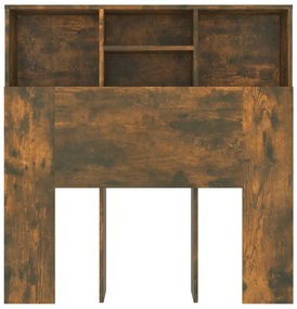 Armário de cabeceira 100x19x103,5 cm cor carvalho fumado