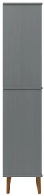 Estante MOLDE 85x35x170,5 cm pinho maciço cinzento