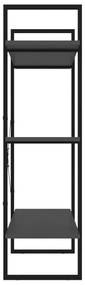 Estante 100x30x105 cm derivados de madeira cinzento