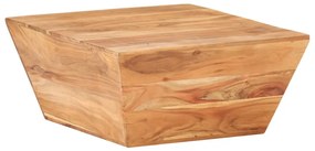 Mesa de centro em forma de V 66x66x30 cm acácia maciça