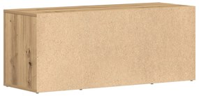 Armário de TV vidaXL Carvalho Artisan 100x35x40 cm Madeira engenheirad