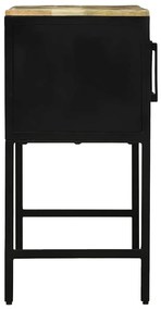 Sideboard vidaXL 100x35x70 cm Madeira Sólida de Mangueira