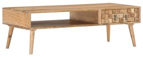 vidaXL Mesa de centro 110x50x35 cm madeira de acácia maciça