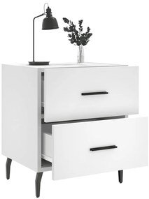 Mesa de cabeceira 40x35x47,5 cm derivados de madeira branco