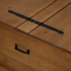 Caixa de arrumação HALDEN 91x91x47 cm pinho maciço