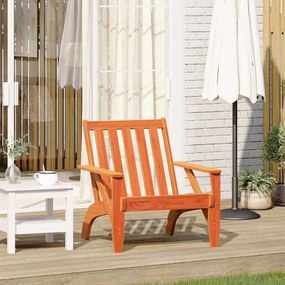 Cadeira jardim Adirondack 75x77x77cm pinho maciça castanho-mel