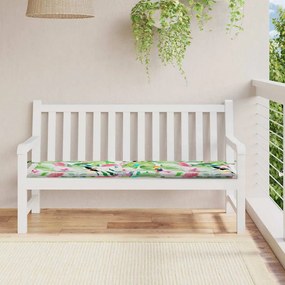 Almofadão p/ banco de jardim 150x50x4 cm tecido oxford multicor