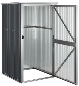 Abrigo ferramentas jardim 88x89x161cm aço galvanizado antracite