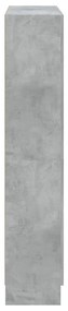 Estante 82,5x30,5x150 cm derivados de madeira cinzento cimento