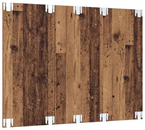 Gabinete de TV de Parede Madeira Antiga 120 x 23.5 x 90 cm