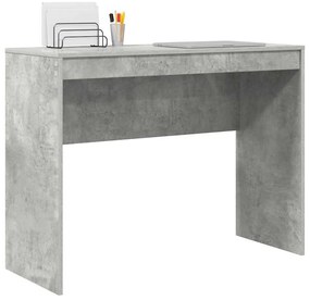 mesa de escrita cinza concreto